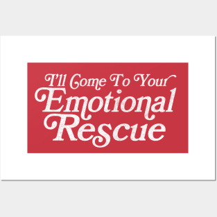 Emotional Rescue / Lyrics Typography Posters and Art